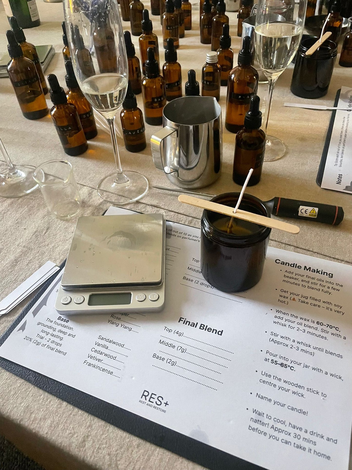 Natural Candle Making Workshop & refreshment 26 October & 7 December - Yoga X Life