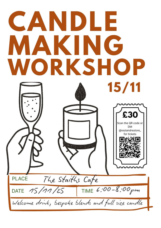 Autumn Candle Making & Drinks  - The Staiths Cafe, Gateshead
